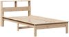 vidaXL Massivholzbett mit Regal ohne Matratze 90x190 cm Kiefer 855732 Bild 3
