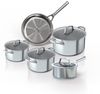NINJA Topf- und Pfannen-Set 5tlg. Zerostick Edelstahl (Pfanne 16cm,24cm,Töpfe 16cm,18cm,20cm) Bild 3