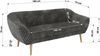Wohnzimmerset Möbelset PIRS 3-3, Armlehnen, Wellenfederung, Buche Füße, Dreisitzer Sofa, Polstermöbel Set - Hellgrau Velvet Bild 5