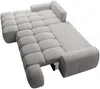 Vente-unique - FARNETA Sofa Stoff Grau - B 177 cm x H 86 cm x L 280 cm Bild 4