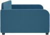 vidaXL Tagesbett Blau 90x200 cm Samt 354057 Bild 4