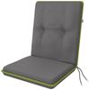 doppler® Polsterauflage Niederlehner Niedriglehner, UV-beständig, inkl. Bindebänder und Halteband, Grau, 100 x 50 x 6 cm Bild 5
