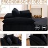 A 48-inch high reclining sofa, designed in an indoor style, with a frameless design. A more comfortable reading reclining sofa, equipped with wide armrests, no need for installation. Bild 2