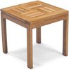 Sonnenpartner Beistelltisch Squareside 45x45 cm Teakholz Old Teak Tisch Gartentisch Bild 5