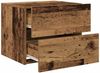 vidaXL Nachttisch mit Schubladen Altholz 50 x 39 x 41 cm Holzwerkstoff 863072 Bild 5