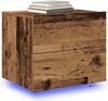 vidaXL Nachttisch mit Schubladen Altholz 50 x 39 x 41 cm Holzwerkstoff 863072 Bild 3