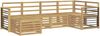 vidaXL Outdoor-Sofagarnitur 6 pcs Weiß Polyester 3392124 Bild 2