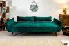 riess-ambiente Schlafsofa DIVANI 220cm smaragdgrün / braun, Einzelartikel 1 Teile, Wohnzimmer · Samt · 3-Sitzer · Couch mit Bettfunktion · Retro Design Bild 3