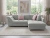 Ecksofa Schlafcouch L-Garnitur Bettkasten Ottomane rechts Mikrofaser in Grau Bild 2