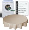 Haus und Deko Tischdecke Tischdecke rund Leinenoptik Lotuseffekt Tischwäsche Wasserabweisend (1-tlg) Bild 2