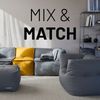Lumaland Sitzsack-Sessel Modular 96x72x70cm senfgelb Bild 3