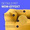 Lumaland Sitzsack-Sessel Modular 96x72x70cm senfgelb Bild 5