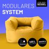 Lumaland Sitzsack-Sessel Modular 96x72x70cm senfgelb Bild 2