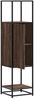 vidaXL Highboard Braun Eichen-Optik 35,5x35x139cm Holzwerkstoff Metall 849038 Bild 5