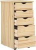 vidaXL Schrank Braun 34 x 39 x 61,5 cm Massivholz Kiefer 42032390 Bild 3