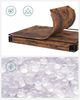 SONGMICS Schuhregal, Regalsystem, Steckregal, Set aus 16 Würfeln, DIY Regal, stapelbar, aus PP-Kunststoff, als Garderobe, für Schlafzimmer, Büro, 31 x 123 x 123 cm, vintagebraun CPL442A01 Bild 4