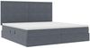 vidaXL Aufbewahrungsbett mit Matratze Dunkelgrau 200 x 200 cm Samt 3371992 Bild 5