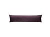 Mako Satin Seitenschläferkissen Bezug uni / einfarbig brombeer 40x200 cm Bild 5