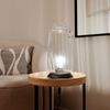 s.luce Velo Glas-Tischleuchte mit Schalter Braun, Schwarz Ø 18cm Bild 5