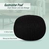 Relaxdays Gestrickter Pouf Bild 2