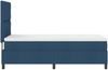 vidaXL Boxspringbett mit Matratze mit LED Blau 100 x 200 cm Stoff 3342927 Bild 5