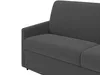 Vente-unique - Schlafsofa 3-Sitzer - Liegefläche: 140 cm - Matratzenhöhe: 18 cm - Stoff - Grau - CALIFE Bild 5