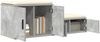 vidaXL Aufbewahrungsschrank 2 pcs Beton Grau 127 x 41 x 40 cm 866654 Bild 3
