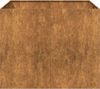 vidaXL Pflanzkübel Rostig 100x100x80 cm Wetterfester Stahl 860828 Bild 4