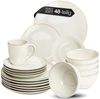 Moritz & Moritz Tafelservice SENSE beige Geschirrset (48-tlg), 12 Personen, Steingut, Kombigeschirr für 12 Personen Bild 2