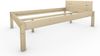 Pfostenbett Massivholzbett (Fichte) "Daybett" 120 x 210 cm 48 cm Holzbett 300kg Bild 2
