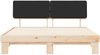 vidaXL Bettgestell mit gepolstertem Kopfteil Schwarz 180 x 200 cm 3398081 Bild 5