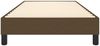 vidaXL Polsterbett, Stoff, 25,0 cm, Dunkelbraun, 90x190 cm, mit Lattenrost, Schwarz Bild 5