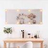 Wandspiegel, Badspiegel mit LED-Leuchten 40x100 cm Glas Rechteckig de6983 Bild 3
