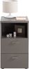 Nachtkonsole >COLIMA 1< in Lava - 35x61,5x39,9cm (BxHxT) Bild 2