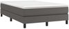 vidaXL Boxspringbett mit Matratze Grau 120x190 cm Kunstleder 3269675 Bild 2