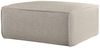 Polsterhocker Designerhocker CELES PREMIUM 85x85 cm Stoff Ascot Bukla Beige Bild 2