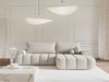 Selsey 'Dandelino' Ecksofa mit Schlaffunktion, Stauraum und Bouclé-Bezug, creme, rechts, 80 x 275 x 168 cm Bild 2