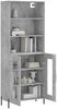 vidaXL Highboard Betongrau 69,5x34x180 cm Holzwerkstoff 3189329 Bild 3