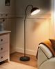 Stehlampe LENNON verstellbar Metall Schwarz Bild 3