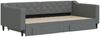 vidaXL Tagesbett Ausziehbar mit Schubladen Dunkelgrau 100x200 cm Stoff 3197468 Bild 3