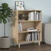 Sideboard Sonoma-Eiche 69,5 x 32,5 x 90 cm Holzwerkstoff [812243] Bild 2