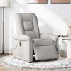 vidaXL Massagesessel Elektrisch Wolkengrau Stoff 3303253 Bild 2