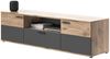 TV-Lowboard Tomaso in Eiche und grau 180 cm Bild 4