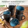 Moritz & Moritz ORGANIC 6 tlg. reaktiv blau Tassen Set Bild 2