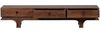 TV-Board Staes Mangoholz, Retro Chic Design, braun walnuss, 180 cm breit, 3 Schubladen Bild 3