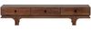 TV-Board Staes Mangoholz, Retro Chic Design, braun walnuss, 180 cm breit, 3 Schubladen Bild 4