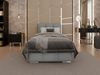 PANDA MÖBEL GmbH Polsterbett ZAIRA Elegantes Polsterbett für modernen Wohnstil (Polsterbett mit Kopfteil und wählbarem Matratzen Härtegrad), 90x200cm 100x200cm 120x200cm Bild 3