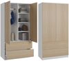 Beautysofa Kleiderschrank Classic Erhältlich mit oder ohne Schubladen, Farbvarianten Bild 4