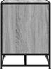 vidaXL Schuhbank Grau Sonoma 80x40x53,5 cm Holzwerkstoff und Metall 849227 Bild 5