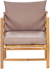 Garten Sessel CERRETO Bambusholz Taupe Bild 4